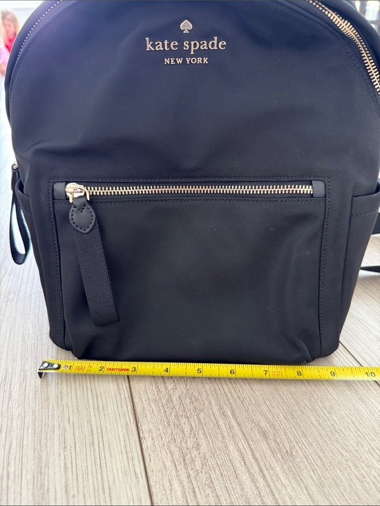 Kate Spade Chelsea Medium Backpack black nylon NEW main image 6